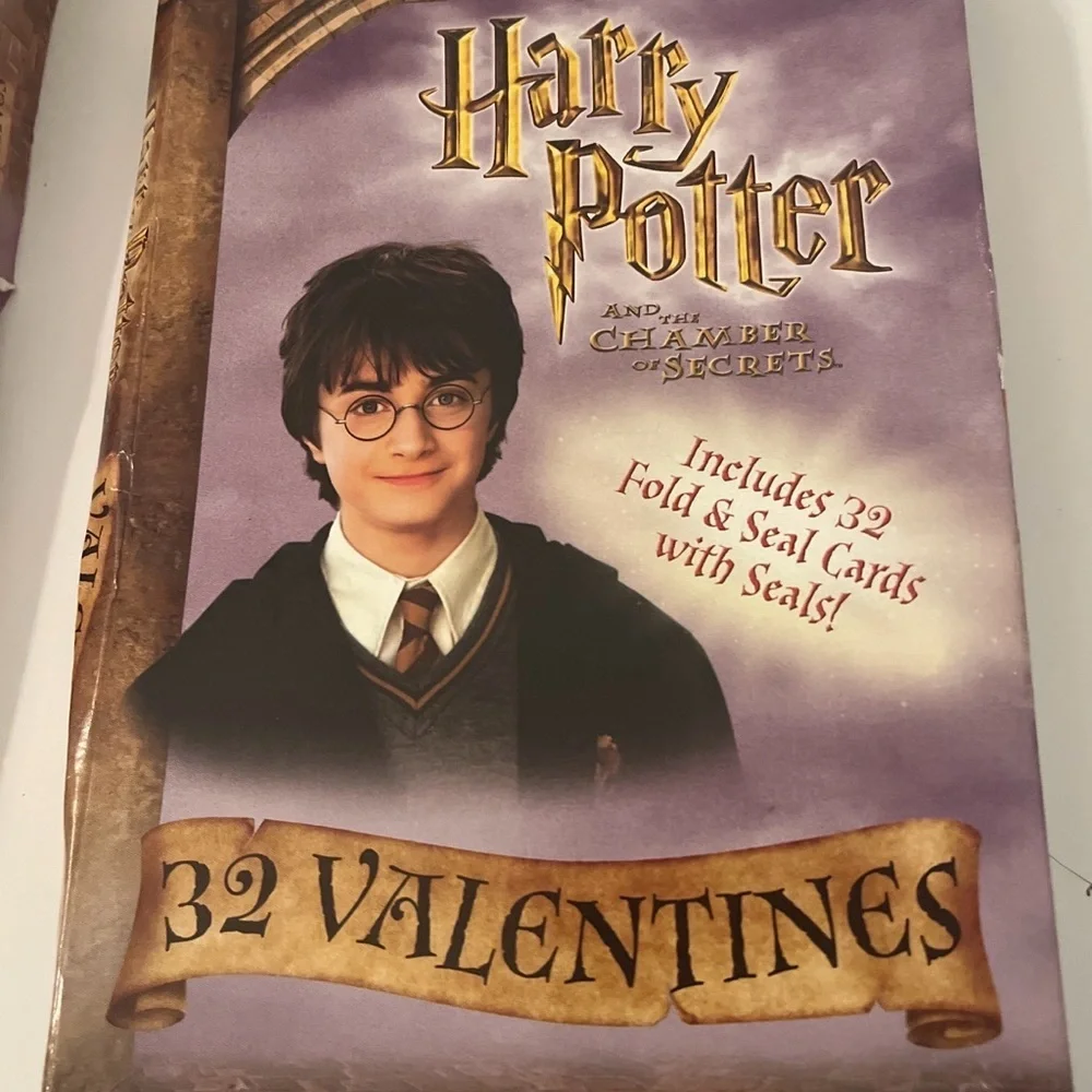 Harry Potter Chamber of Secrets Valentine collectors set : 3 separate pieces